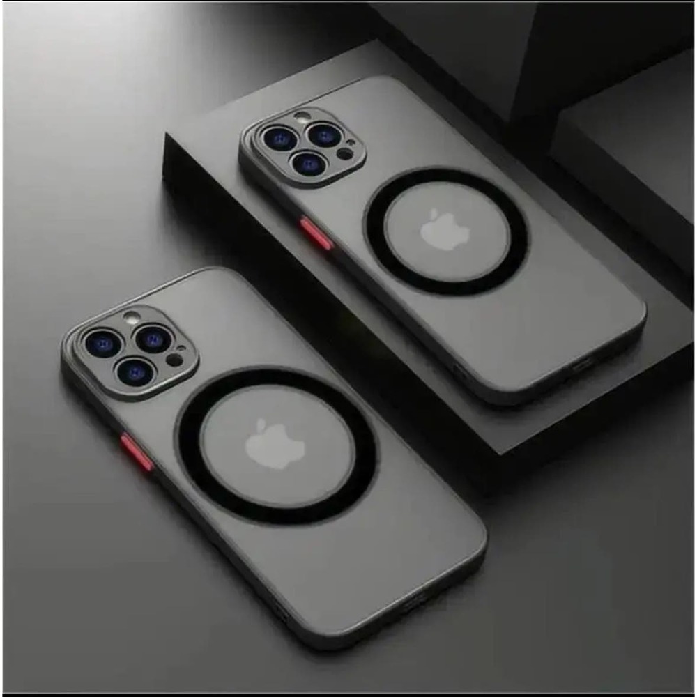 iPhone 15 Pro Max Mag Safe magnetic protective case matte black